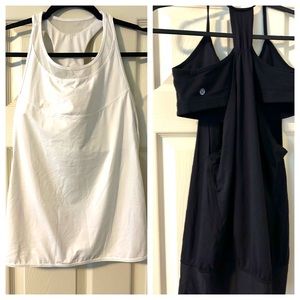 Bundle of two lululemon tops size 8